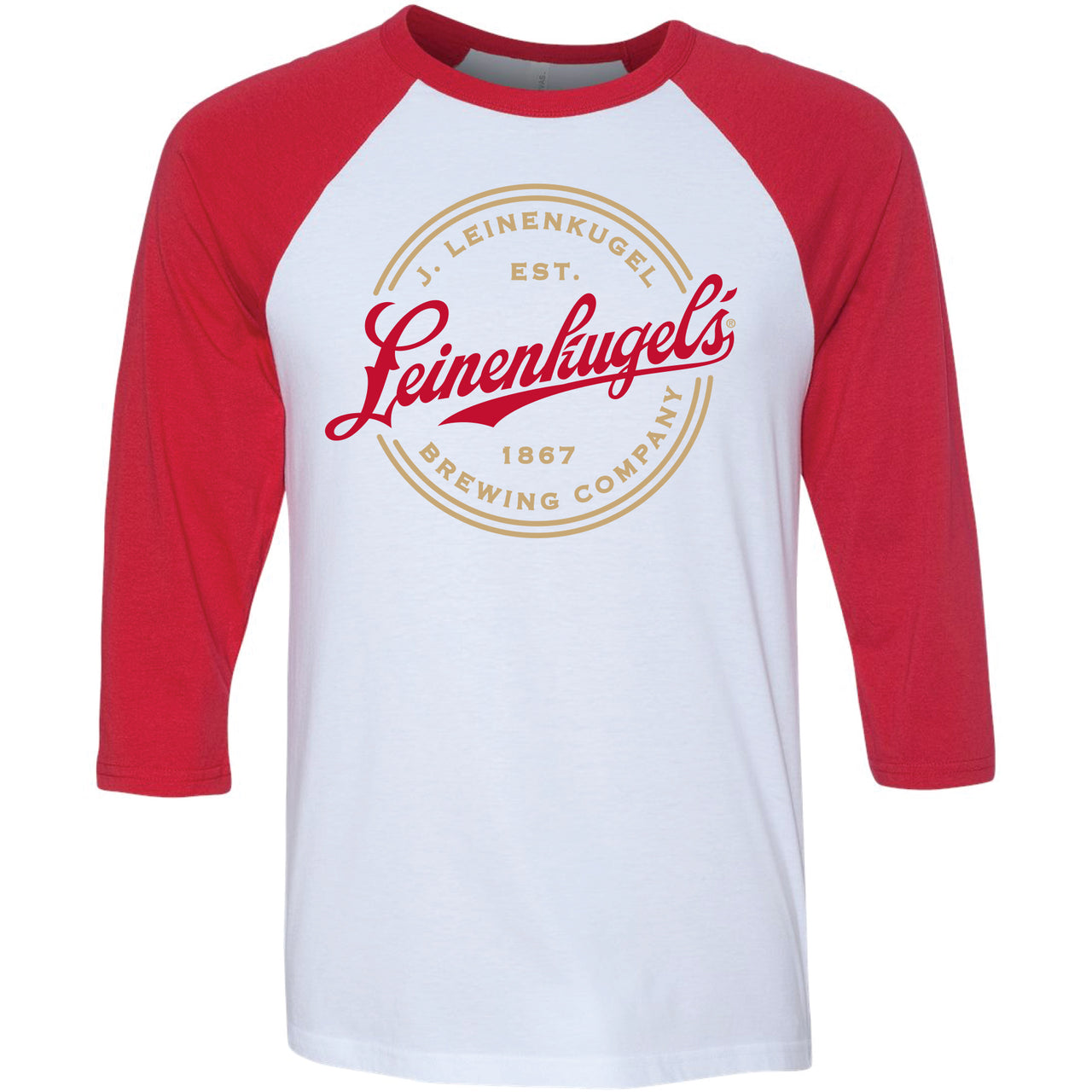 Leinenkugel's - Brand Mark Raglan Three-Quarter Sleeve T-Shirt
