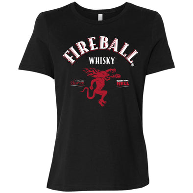 Fireball Heaven/Hell Ladies T-Shirt