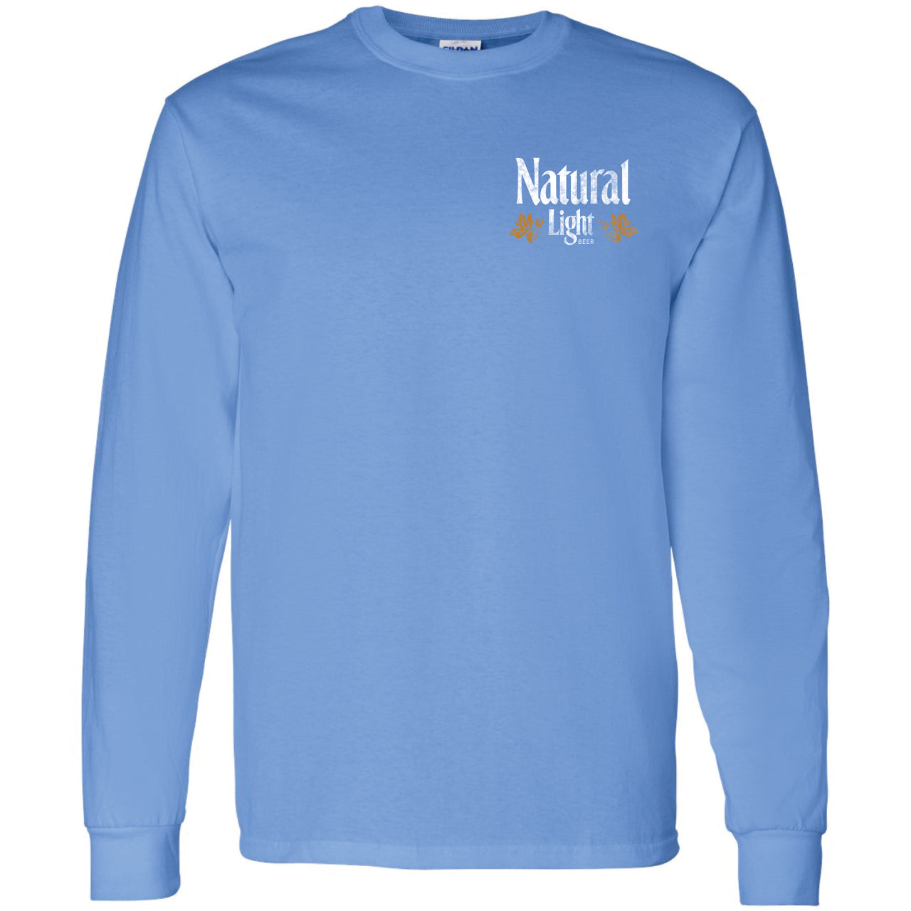 Natural Light - Vintage Logo/Label 2-Sided Long Sleeve T-Shirt