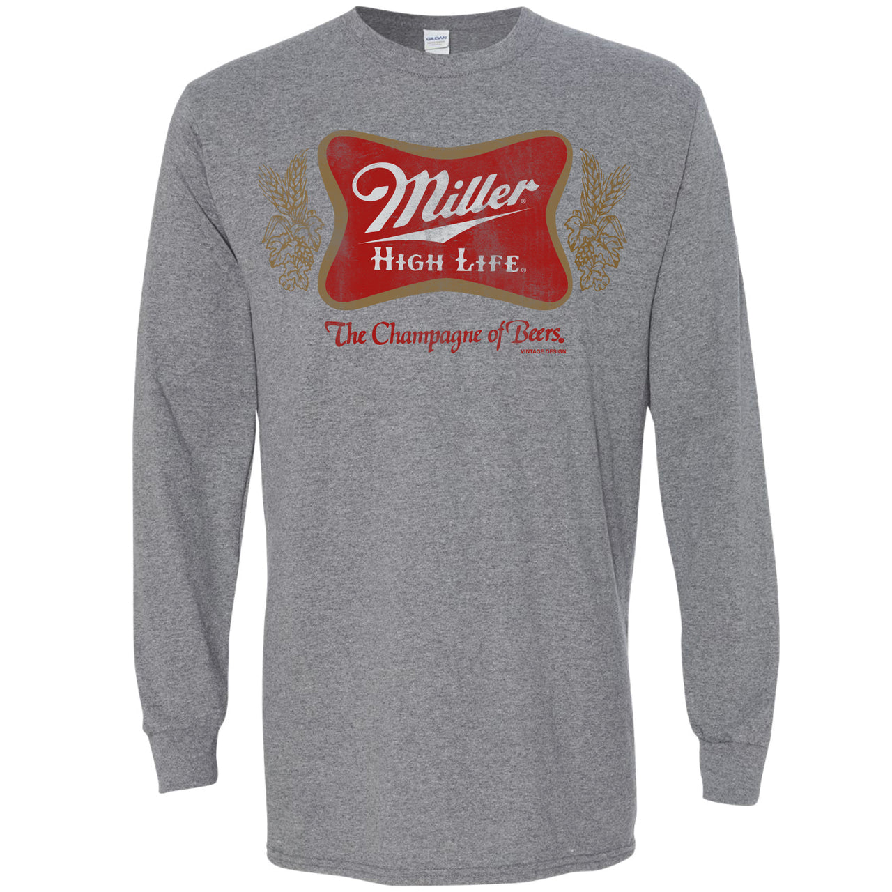 Miller High Life - Vintage Soft Cross Long Sleeve T-Shirt
