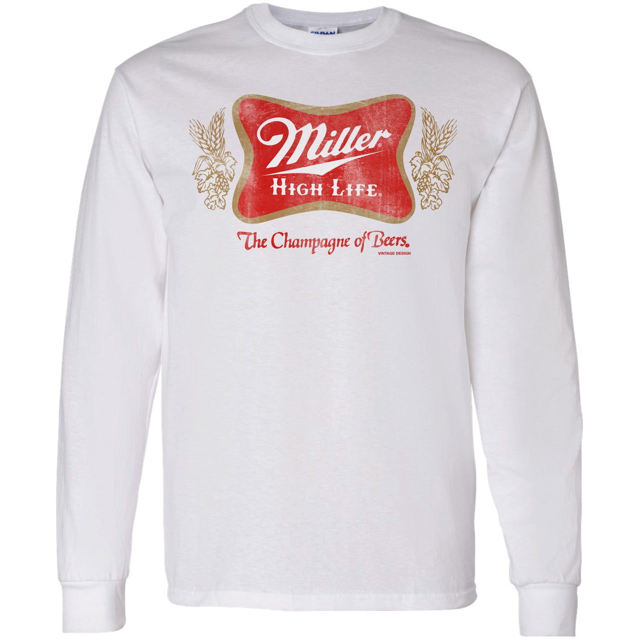 Miller High Life - Vintage Soft Cross Long Sleeve T-Shirt