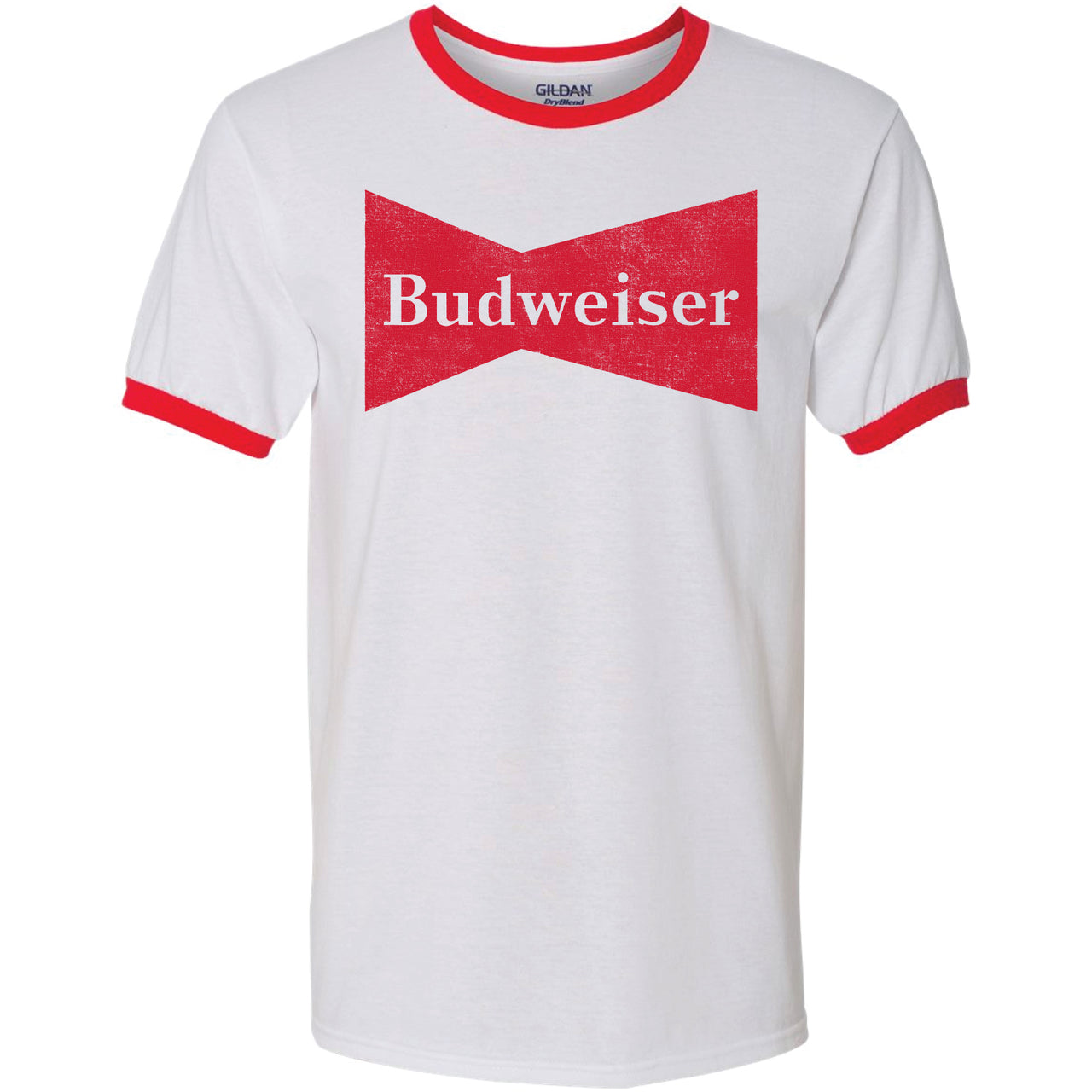 Budweiser - Vintage Bow Tie Logo Ringer T-Shirt