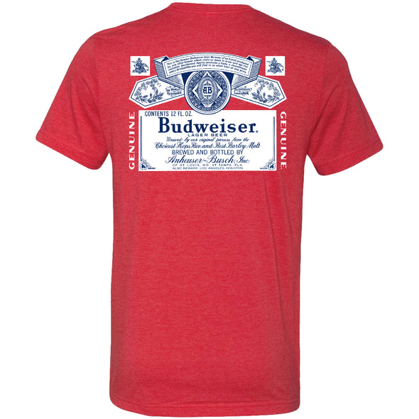 Budweiser Vintage 1966 Label 2-Sided T-Shirt