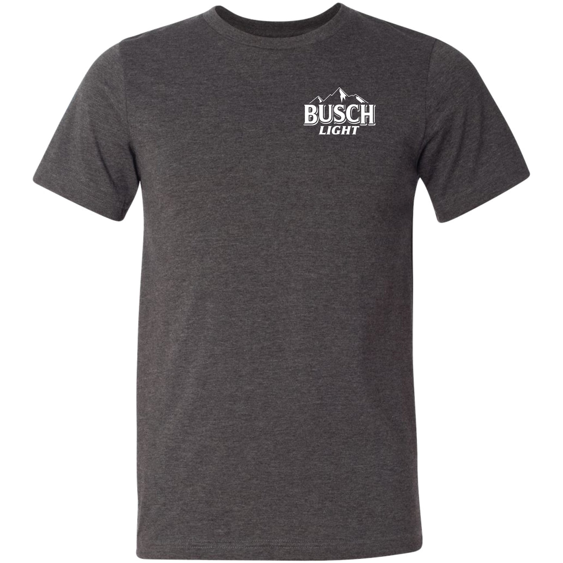 Busch Light Logo 2-Sided T-Shirt Dark Heather / 3X-Large