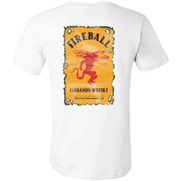 Fireball Arch Logo Label 2-Sided T-Shirt