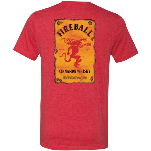 Fireball Arch Logo Label 2-Sided T-Shirt