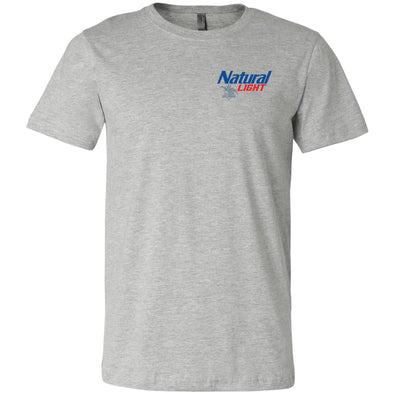 Natural Light 2 -Color Logo 2-Sided T-Shirt