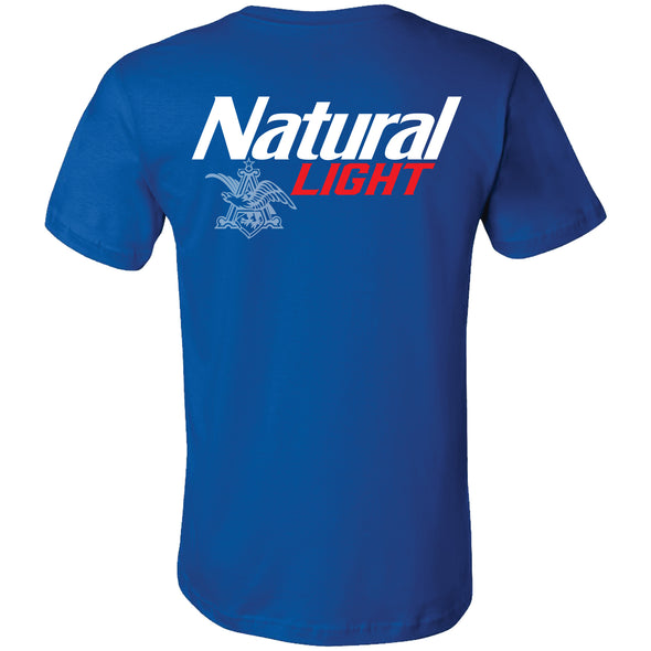 Natural Light 2-Color Logo 2-Sided T-Shirt