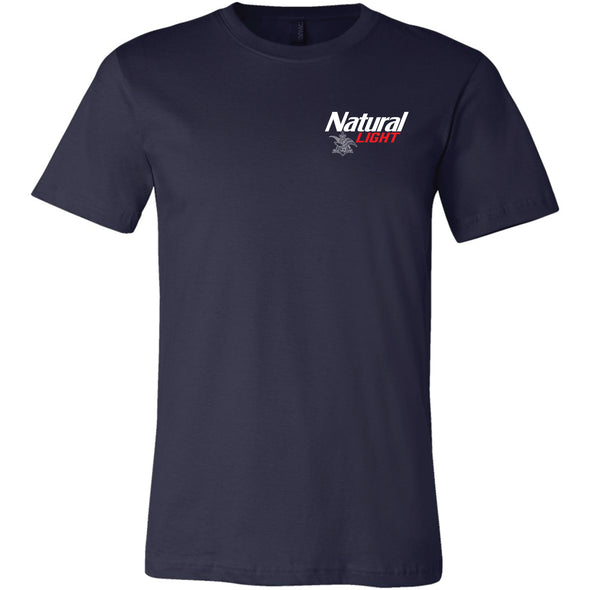 Natural Light 2-Color Logo 2-Sided T-Shirt