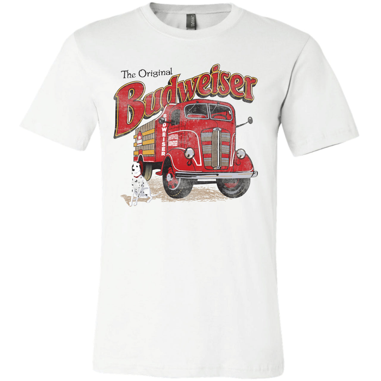 Budweiser - Vintage Fire Truck T-Shirt