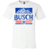 Busch Flag Mountain Square Racing T-Shirt