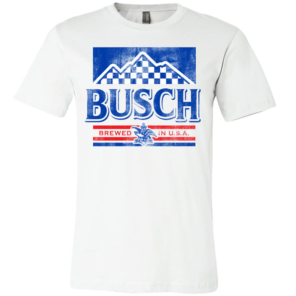 Busch Flag Mountain Square Racing T-Shirt