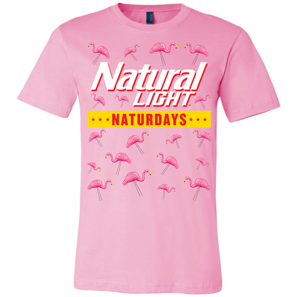 Natural Light Naturdays Flamingo Splatter T-Shirt