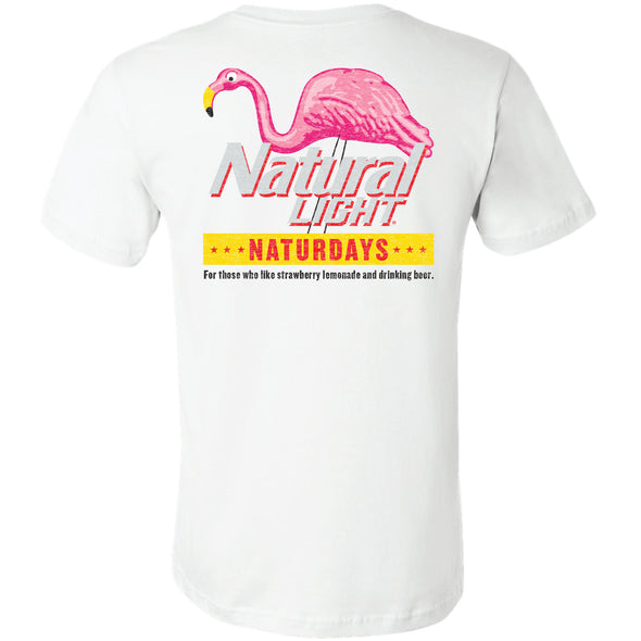 Natural Light Naturdays Flamingo 2-Sided T-Shirt