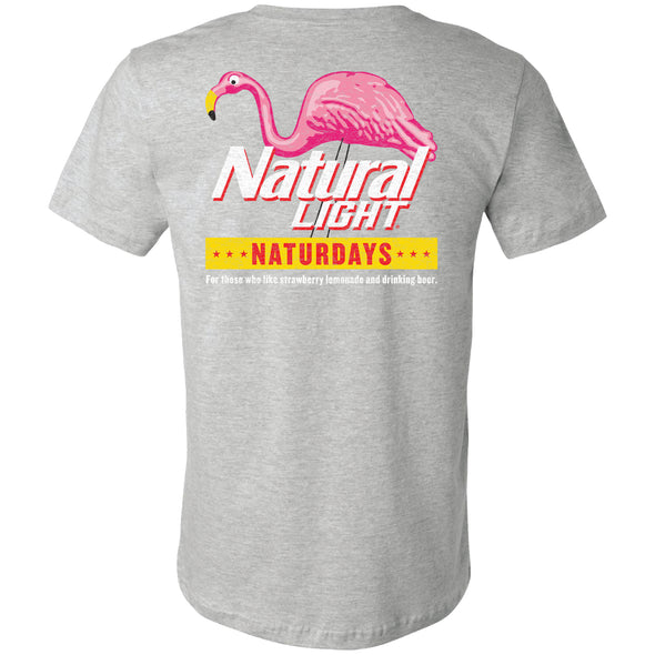Natural Light Naturdays Flamingo 2-Sided T-Shirt