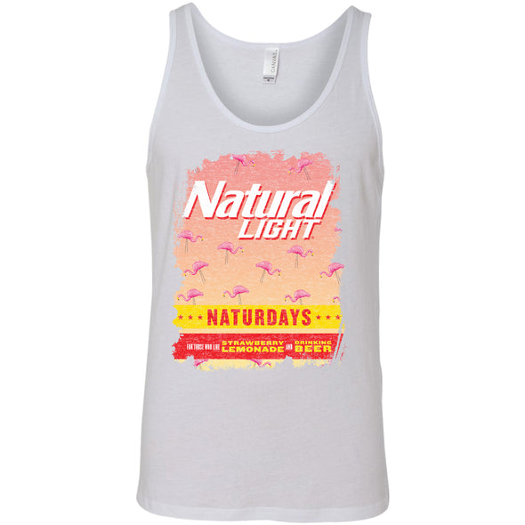 Natural Light Naturdays Flamingo Label Tank Top