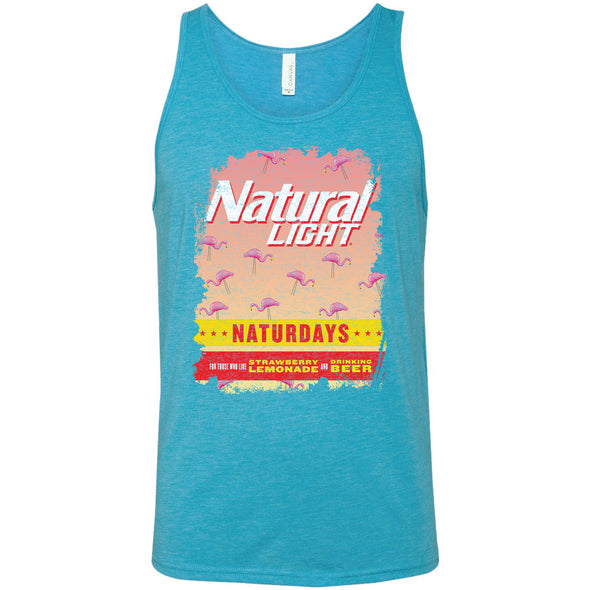 Natural Light Naturdays Flamingo Label Tank Top