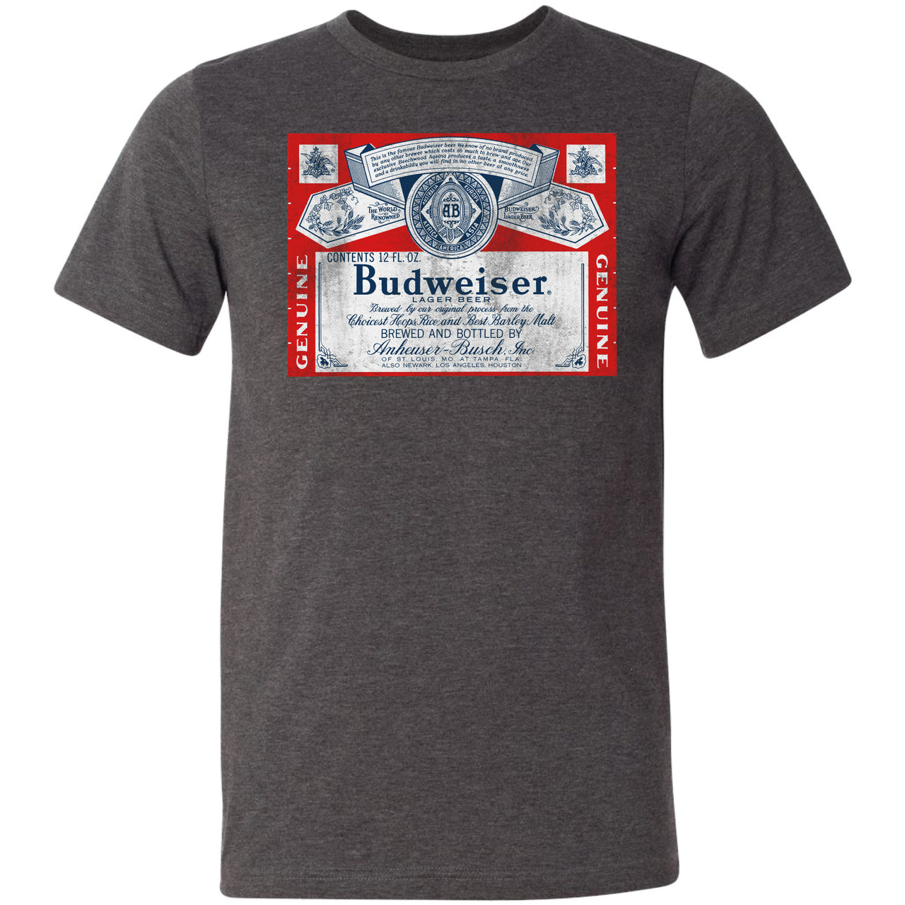 Budweiser - Vintage 1966 Distressed Label T-Shirt