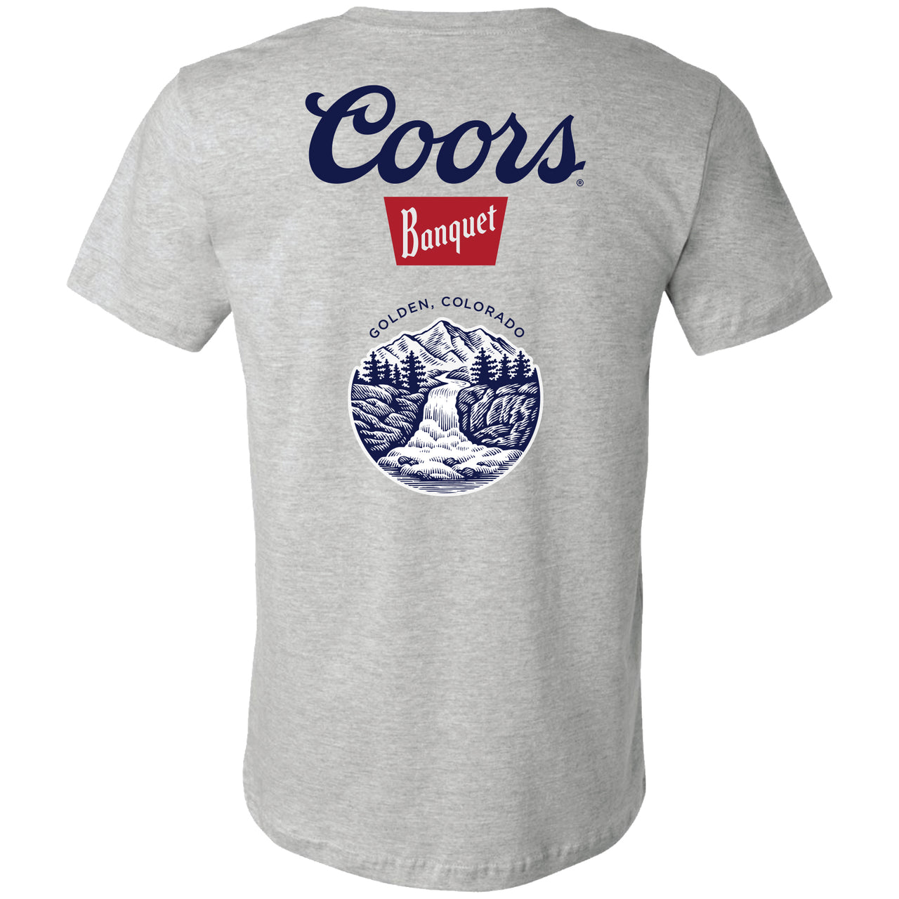 Coors Banquet - Waterfall 2-Sided T-Shirt