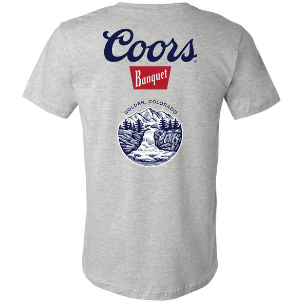 Coors Banquet Waterfall 2-Sided T-Shirt