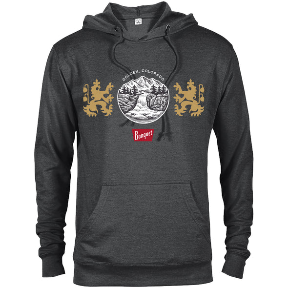 Coors Banquet Waterfall 2-Sided Hooded Sweatshirt