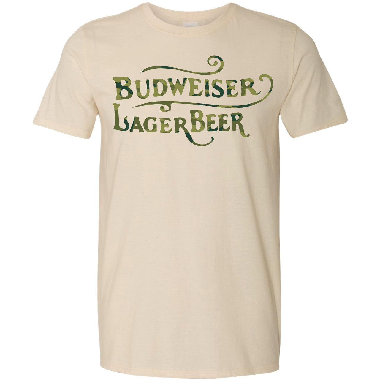 Budweiser Lager Beer Swirl Camo T-Shirt