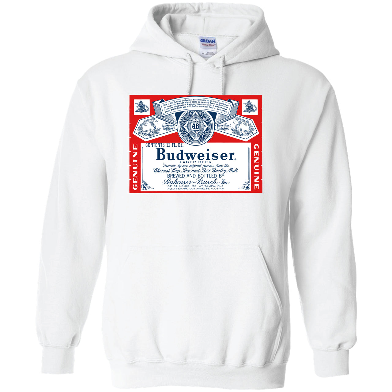 Budweiser - Vintage 1966 Label Hoodie