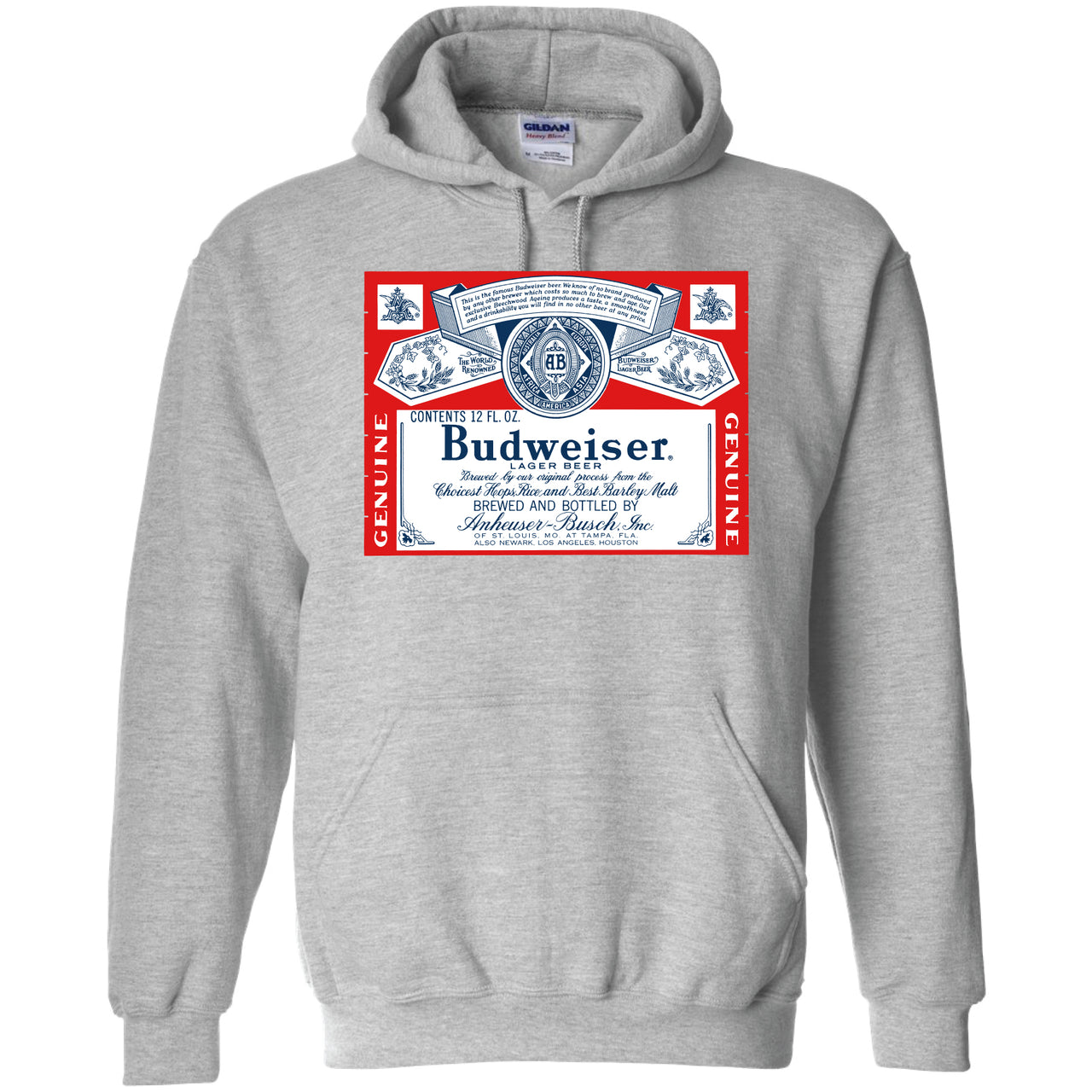 Budweiser - Vintage 1966 Label Hoodie