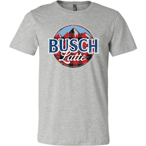 Busch Latte Plaid Logo T-Shirt