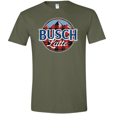 Busch Latte Plaid Logo T-Shirt
