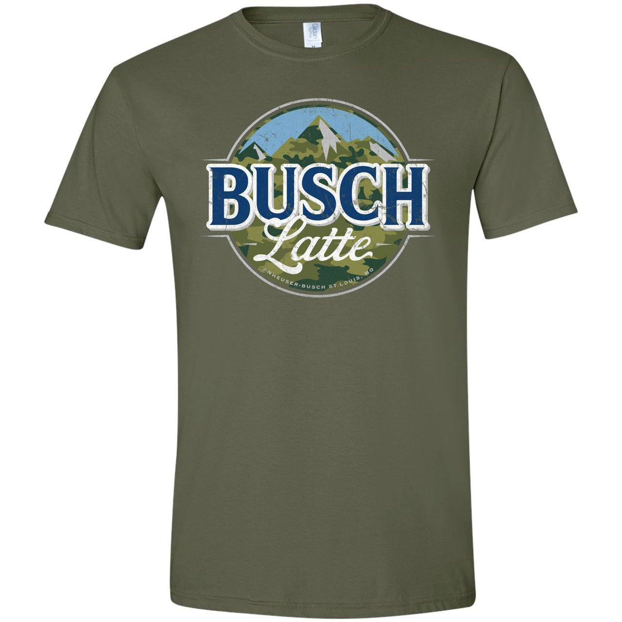 Busch Latte Camo Logo T-Shirt