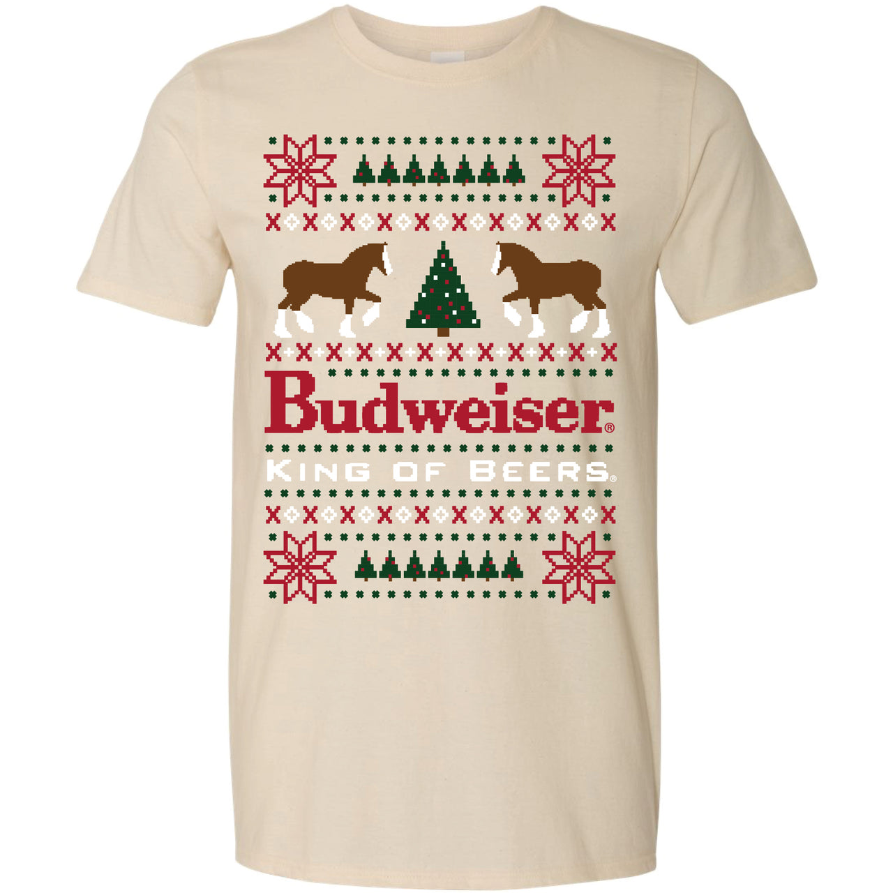 Budweiser Clydesdales - Ugly Sweater T-Shirt