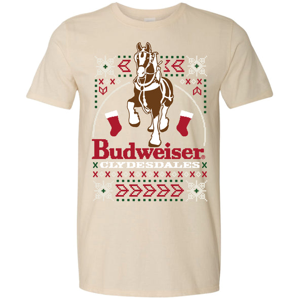 Budweiser Large Clydesdale Ugly Sweater T-Shirt