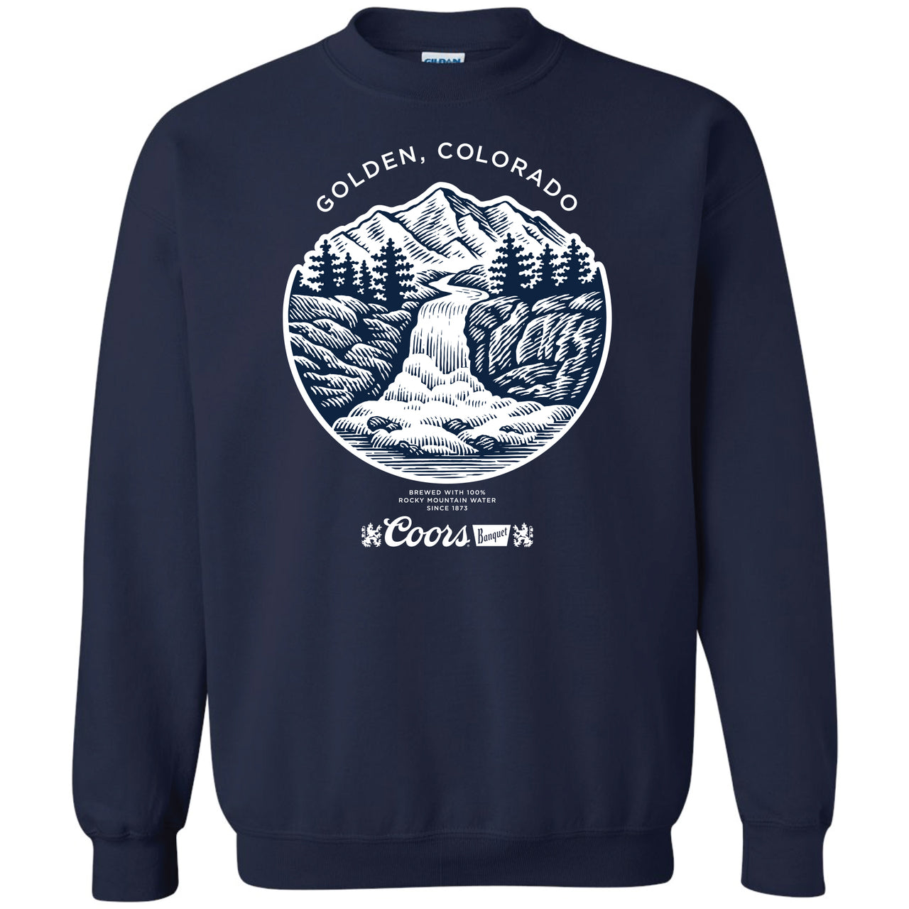 Coors Banquet - Waterfall Seal Crew Sweatshirt