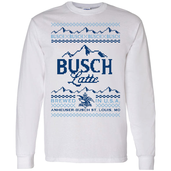Busch Latte Ugly Sweater Long Sleeve T-Shirt