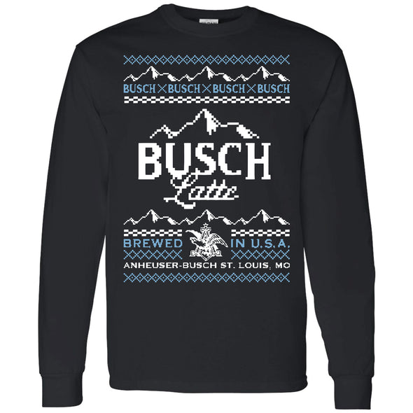 Busch Latte Ugly Sweater Long Sleeve T-Shirt