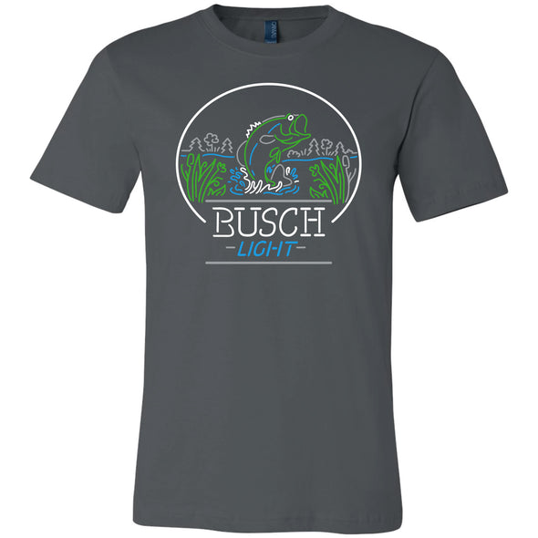 Busch Light Neon Bass Oval T-Shirt