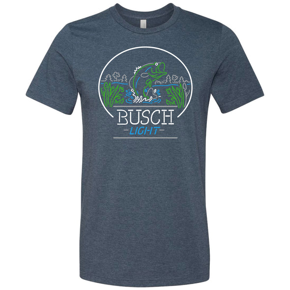 Busch Light Neon Bass Oval T-Shirt