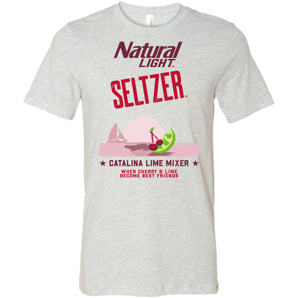 Natural Light Seltzer Catalina Lime Label T-Shirt