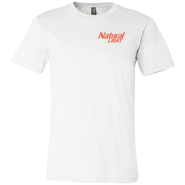 Natural Light Seltzer Aloha Beaches Logo 2-Sided T-Shirt