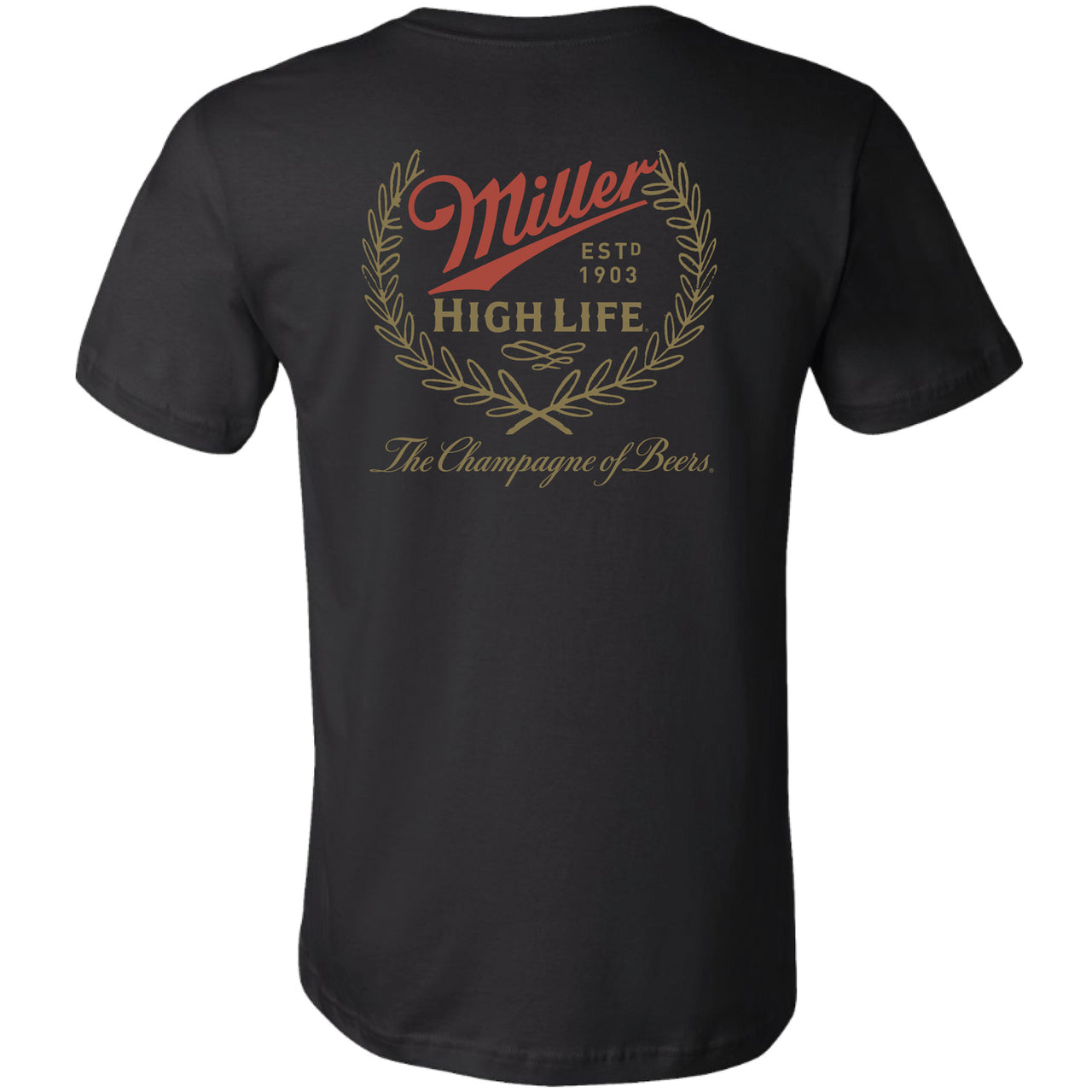 Miller High Life - Wreath Logo 2-Sided T-Shirt