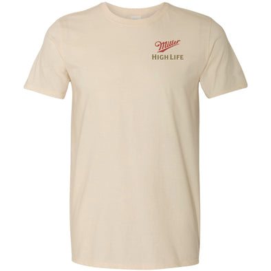 Miller High Life Wreath Logo 2-Sided T-Shirt