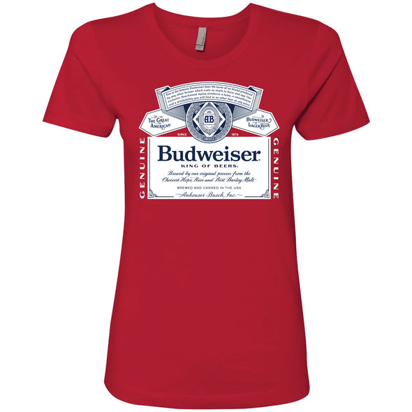 Budweiser 2020 Label Ladies T-Shirt