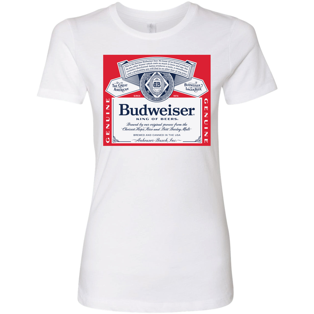 Budweiser - 2020 Label Ladies T-Shirt