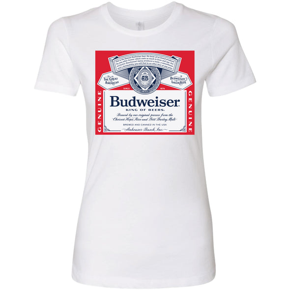 Budweiser 2020 Label Ladies T-Shirt