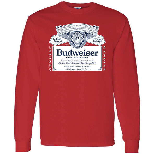 Budweiser 2020 Label Long Sleeve T-Shirt