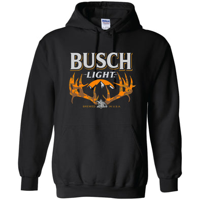 Busch Light Camo Antlers Hooded Sweatshirt