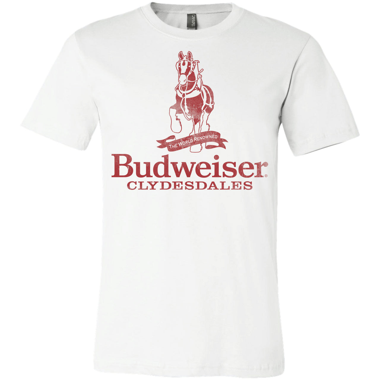 Budweiser Clydesdale - Illustration One Color T-Shirt