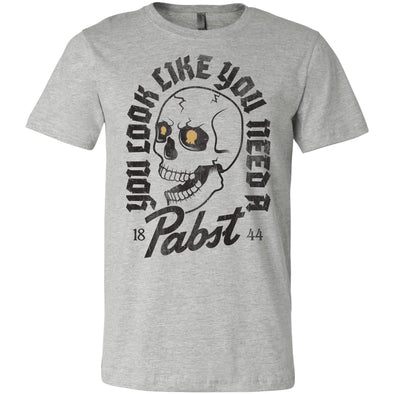 Pabst Skull - You Look Like You Need A Pabst