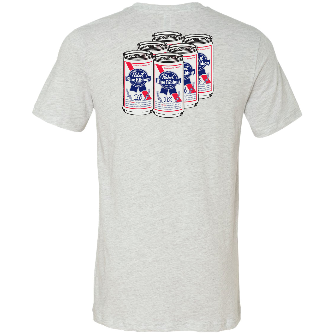 Pabst Blue Ribbon - Six Pack 2-Sided T-Shirt